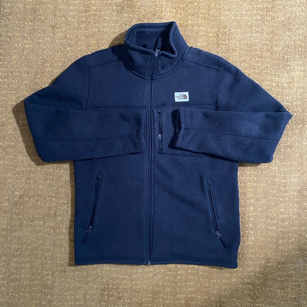 THE NORTH FACE Gordon Lyons Classic Full Zip Mens Fleece black sweater